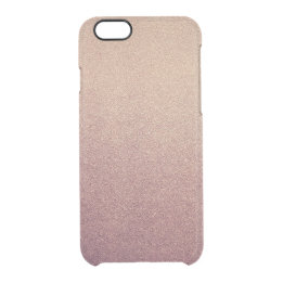 Rosen-GoldOmbre Glitzer-Sand-Blick-Rosa Durchsichtige iPhone 6/6S Hülle