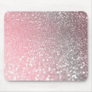 Rosen-Goldrosa-Schein-Trendy LuxusGlitzer Mousepad