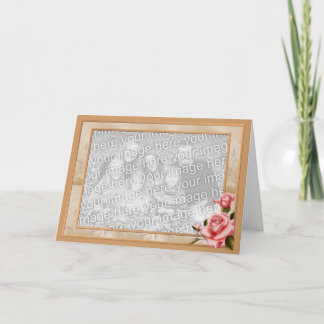 Rosen-GrenzFoto-Karte kundengerecht Karte