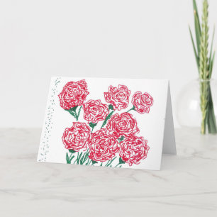 Rosen-Gruß-Karte Karte