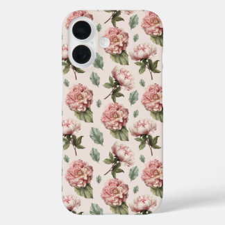 Rosen Handyhülle vintage für Blumenliebhaber iPhone 16 Hülle
