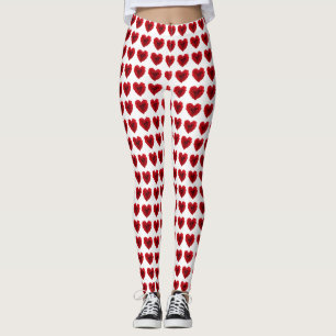 Rosen-Herz-Form - Frauen-Leggings Leggings