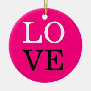 Rosen Hintergrund Liebe Hochzeit Keramik Ornament