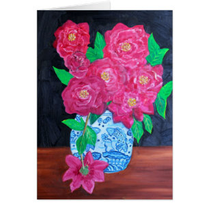 Rosen im chinesischen Vase