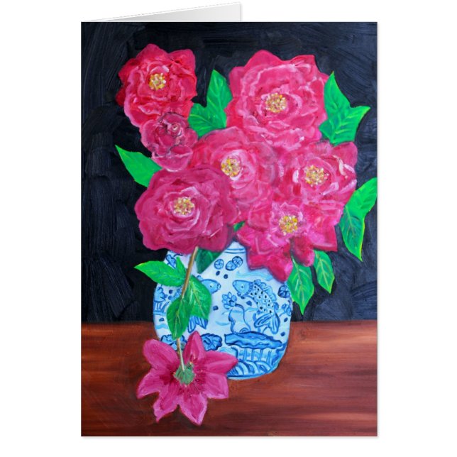 Rosen im chinesischen Vase (Vorne)