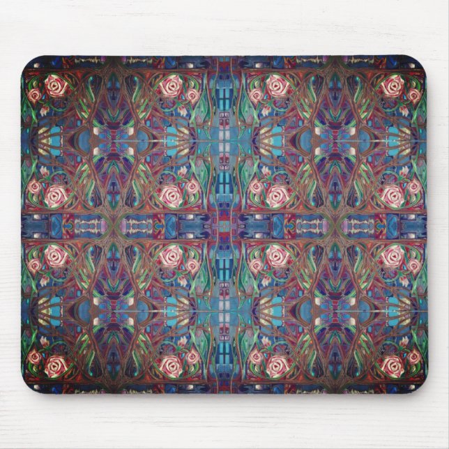 Rosen im Garten Mousepad (Vorne)