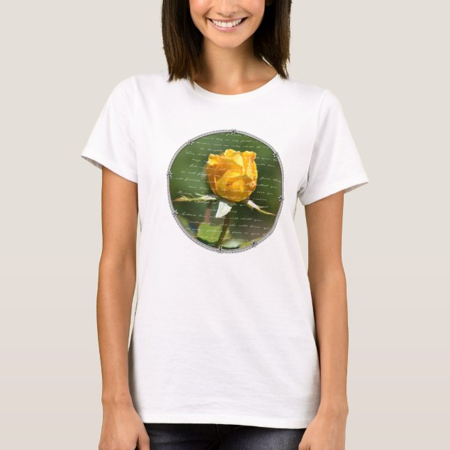 Rosen im Garten T-Shirt (Vorderseite)