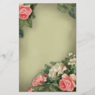 Rosen im Shabby-Chic-Stil Briefpapier