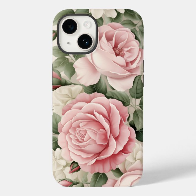 Rosen in Aquarellfarbe Case-Mate iPhone Hülle (Rückseite)