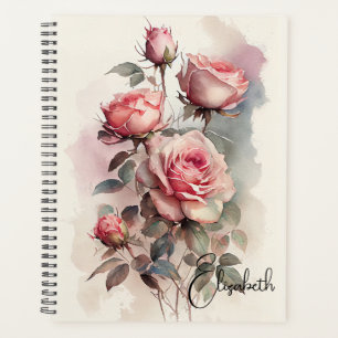 Rosen in Aquarellfarbe Planer