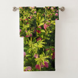 Rosen in Blüte Badhandtuch Set