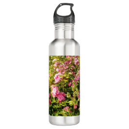 Rosen in Blüte Edelstahlflasche