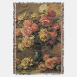 Rosen in einer Vase von Pierre Renoir, Vintage Fin Decke
