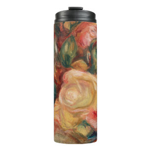Rosen in einer Vase von Pierre Renoir, Vintage Fin Thermosbecher