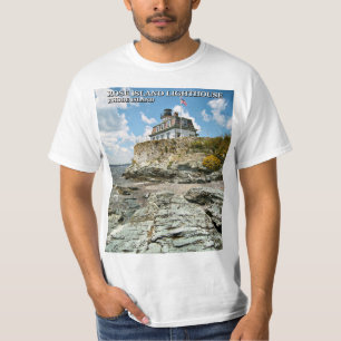 Rosen-Insel-Leuchtturm, Rhode Island T-Shirt