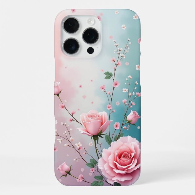 Rosen iPhone Hülle (Rückseite)