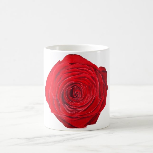 Rosen Kaffeetasse (Mittel)