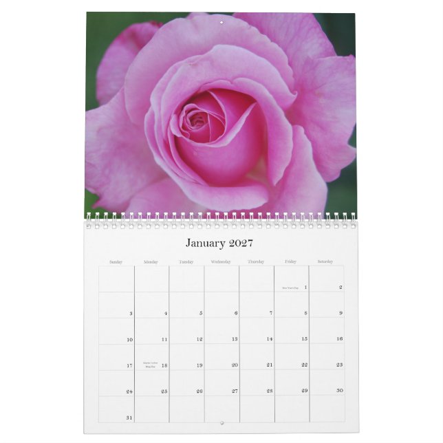 Rosen-Kalender Kalender (Jan 2027)