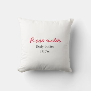 Rosen Körperbutter füge deinen Text hinzu Name ben Kissen