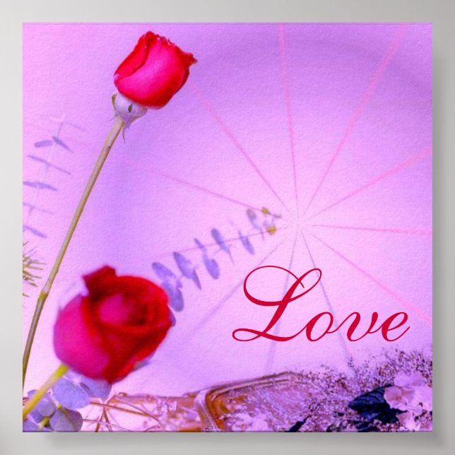 Rosen Liebe Poster (Vorne)