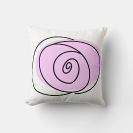 Rosen Lilac Single Vorderseite überprüft Rückseite Kissen