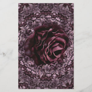 Rosen-Mandala  Briefpapier