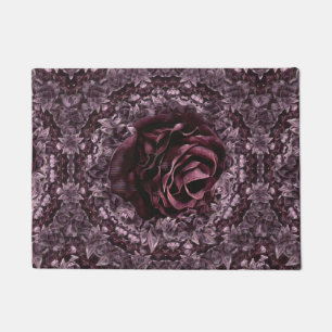 Rosen-Mandala Fußmatte