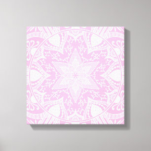 Rosen-Mandala Leinwanddruck