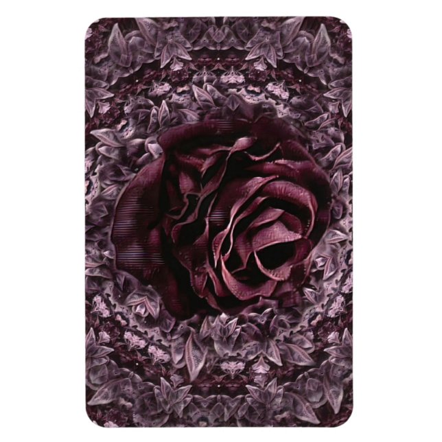 Rosen-Mandala  Magnet (Vertikal)