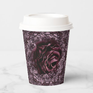 Rosen-Mandala  Pappbecher