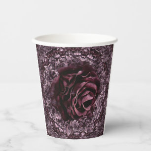 Rosen-Mandala  Pappbecher