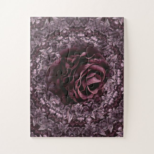 Rosen-Mandala  Puzzle (Vertikal)