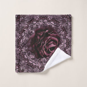 Rosen-Mandala  Waschlappen
