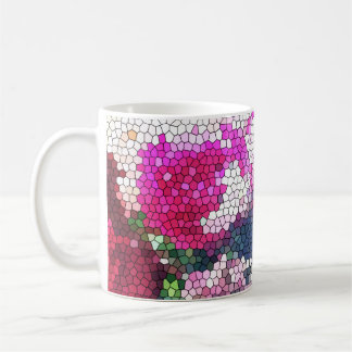 Rosen-Mosaik-Tasse Kaffeetasse