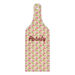 Rosen Muster rosa pink Schneidebrett