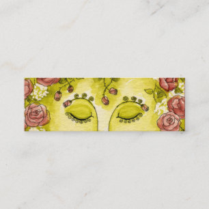 Rosen-Nymphen-dünne Visitenkarte