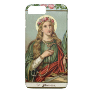 Rosen-Palmen-Schnur St. Philomena rosa Case-Mate iPhone Hülle