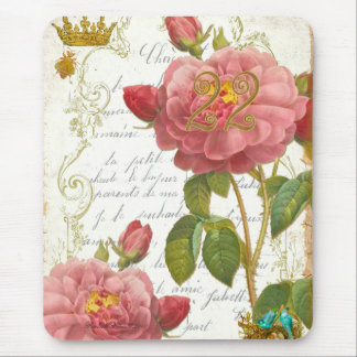 Rosen Parfumées Rougede Versailles 22 Mousepad