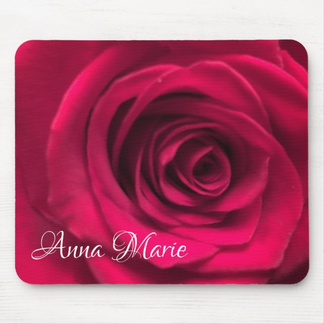Rosen-personalisierte Mausunterlage Mousepad (Vorne)