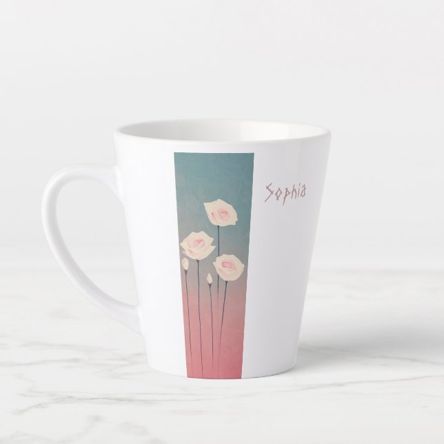 Rosen, Personalized Milchtasse (Links)