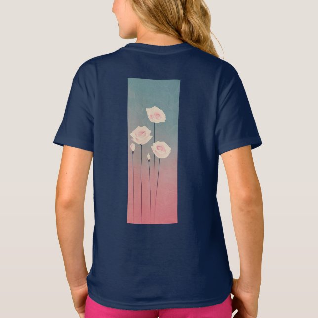 Rosen, Personalized T-Shirt (Rückseite)