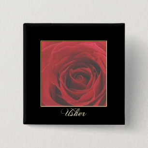 Rosen-Pförtner-Button KRW elegantes Button