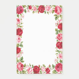 Rosen Post-it Klebezettel