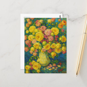 Rosen Postkarte