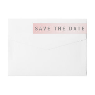 Rosen-Quarz modern Save the Date