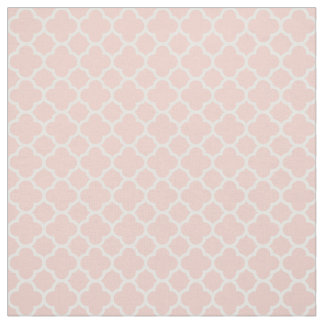 Rosen-Quarz-Rosa-Koralle Quatrefoil Muster 2016 Stoff
