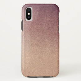 Rosen-Quarz-Rosen-GoldOmbre Glitzer-Sand Case-Mate iPhone Hülle