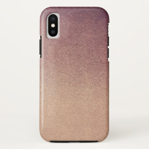Rosen-Quarz-Rosen-GoldOmbre Glitzer-Sand Case-Mate iPhone Hülle