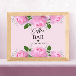 Rosen, rosa, aromatisch, Bar Poster