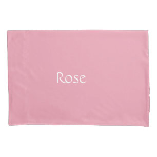 Rosen-rosa personalisierter Kissenbezug